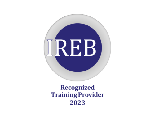 Wir sind IREB Trainingsprovider für 2023