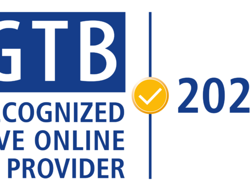 Auszeichnung als “GTB Recognized Live-Online-Provider 2023”